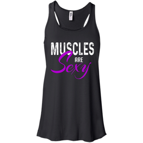 Muscles Are Sexy Flowy Racerback Tank