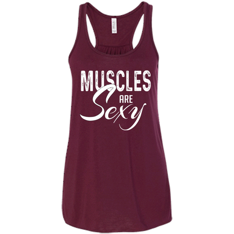 Muscles Are Sexy Flowy Racerback Tank
