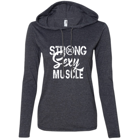 Strong Sexy Muscle LS T-Shirt Hoodie